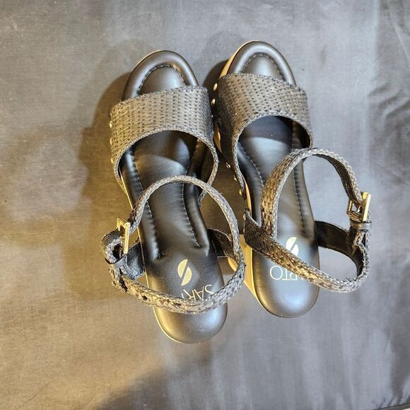 BRAND NEW FRANCO SARTO BLOCK HEEL OPEN-TOE SANDAL G1 - Picture 2 of 15